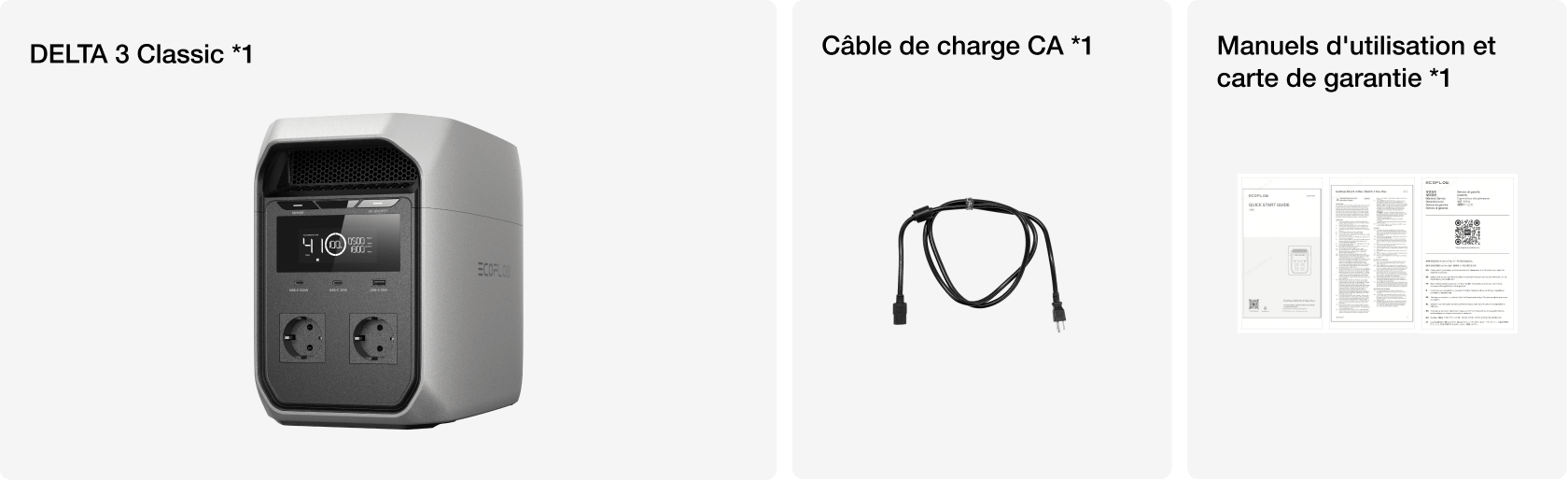 Contenu du coffret