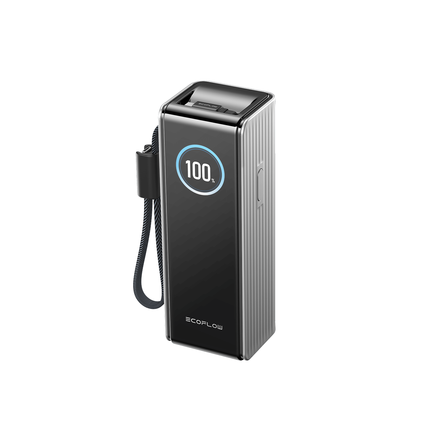 Batterie externe EcoFlow RAPID (25 000 mAh, 170 W, 100 W, câbles rétractables intégrés)