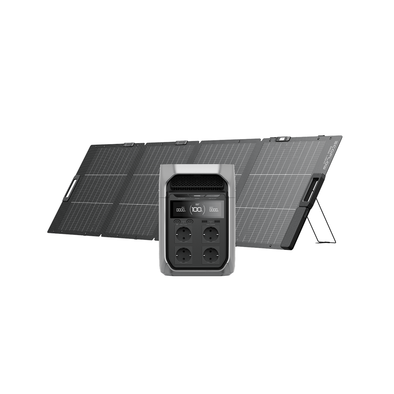 DELTA 3 Plus + Panneau solaire bifacial 220 W