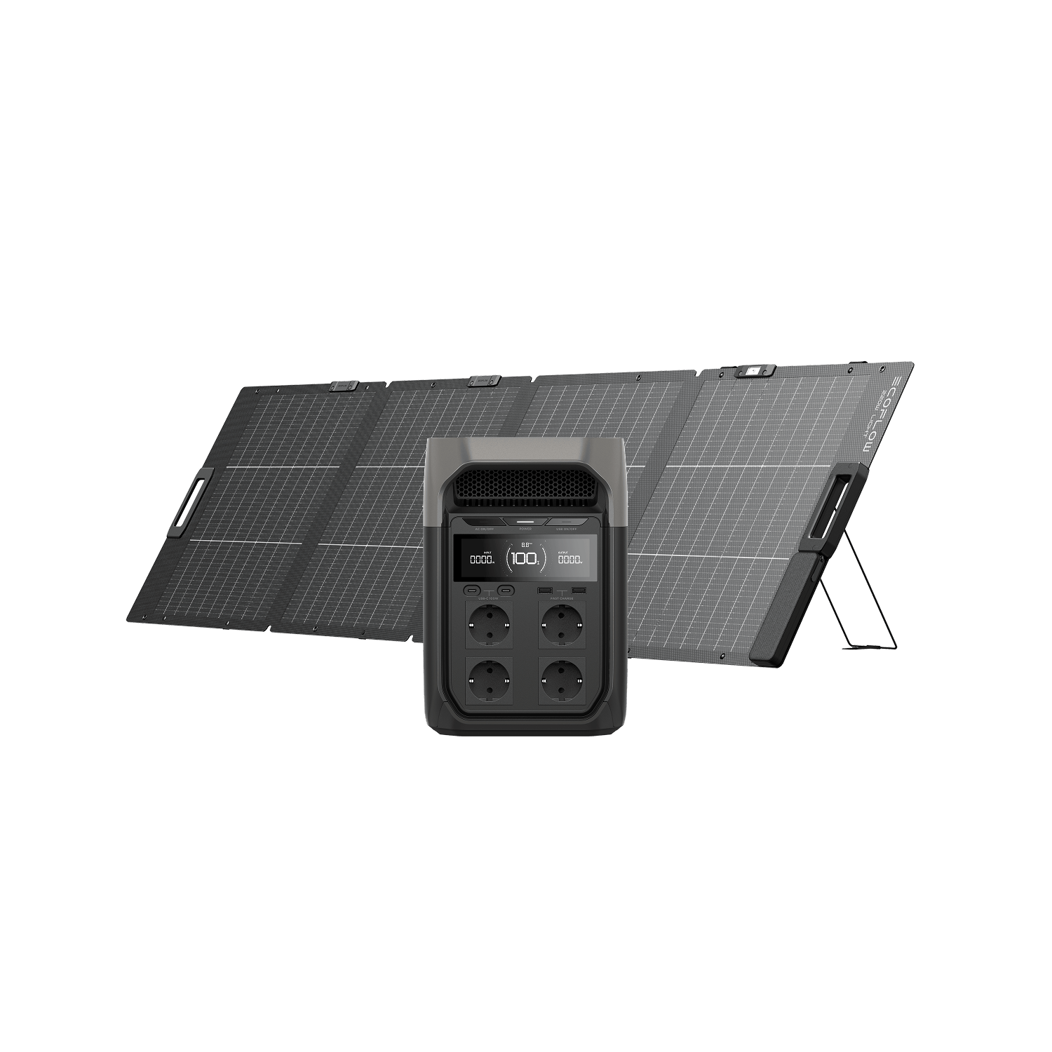 DELTA 3 Plus + Panneau solaire bifacial 220 W