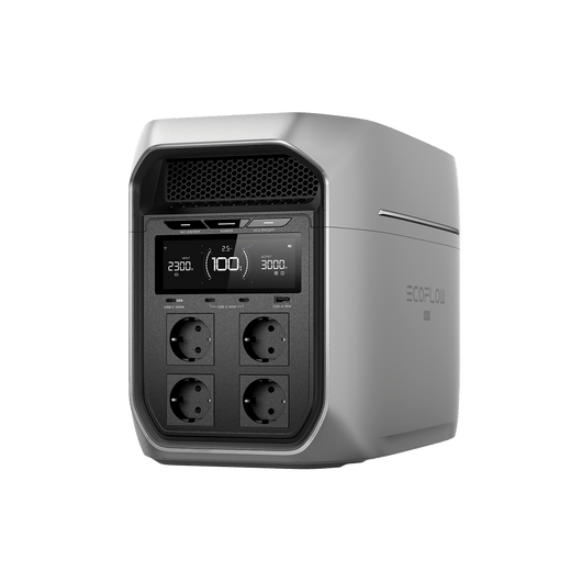 Station électrique portable de la gamme EcoFlow DELTA 3 Max (2 048 Wh) DELTA 3 Max Plus (2 048 Wh) / Sans accessoire