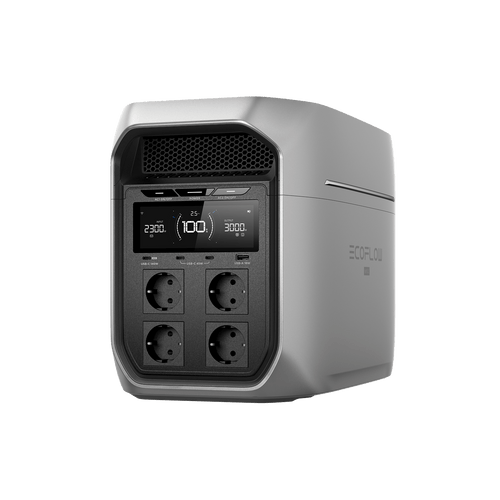 Station électrique portable de la gamme EcoFlow DELTA 3 Max (2 048 Wh) DELTA 3 Max Plus (2 048 Wh) / Sans accessoire
