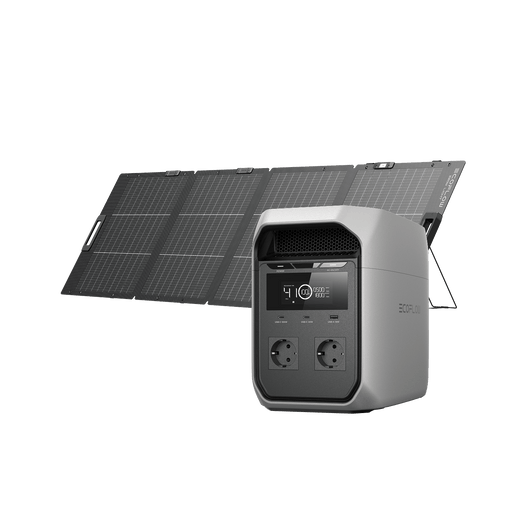 Station électrique portable EcoFlow DELTA 3 Classic (1 024 Wh) DELTA 3 Classic + Panneau solaire portable léger 220 W