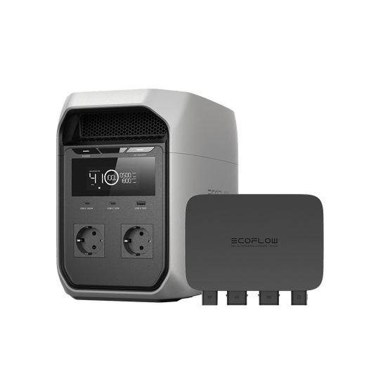 Station électrique portable EcoFlow DELTA 3 Classic (1024Wh) Chargeur d'alternateur EcoFlow 500 W