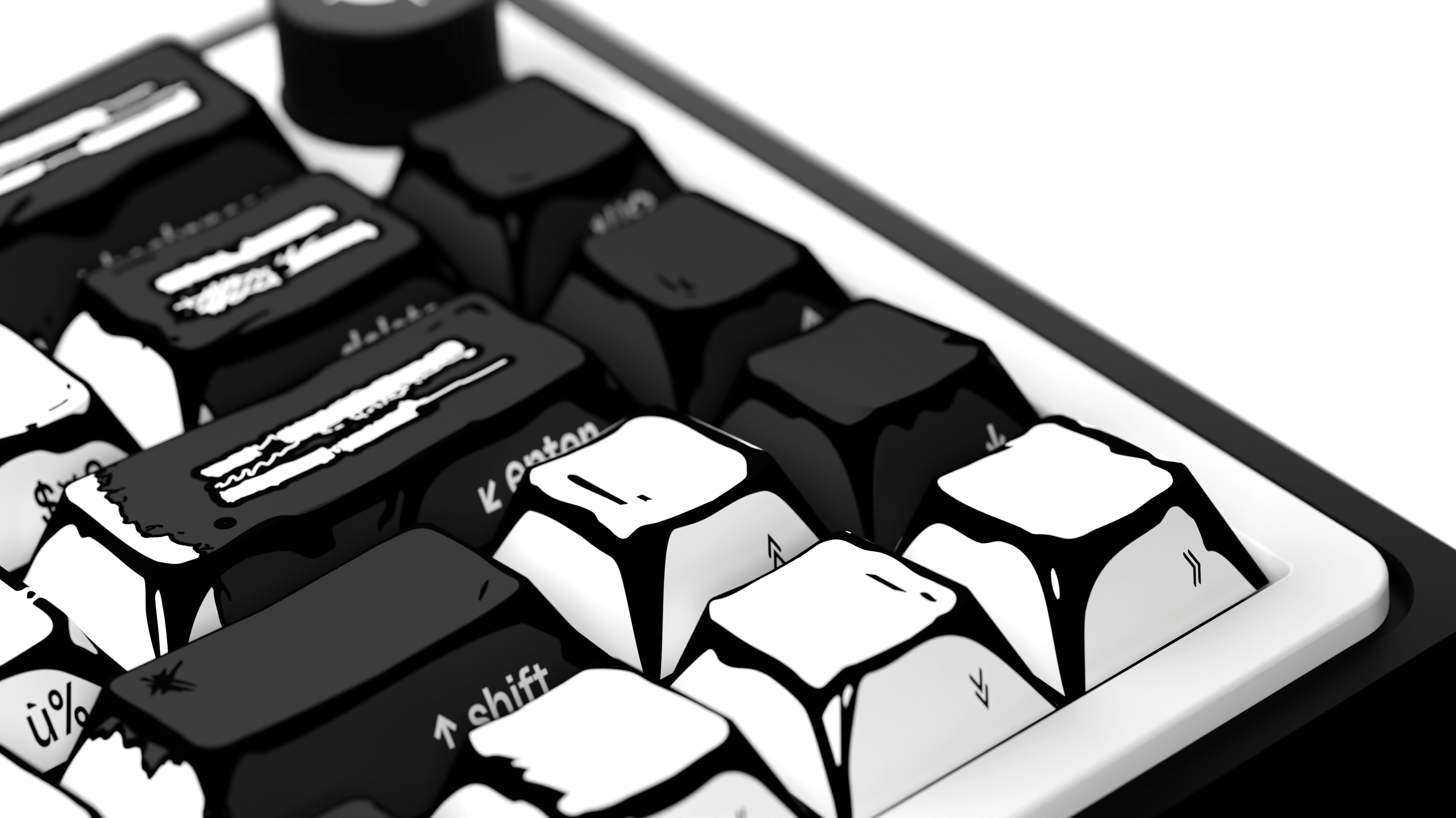 Keycaps Cherry Profile en PBT